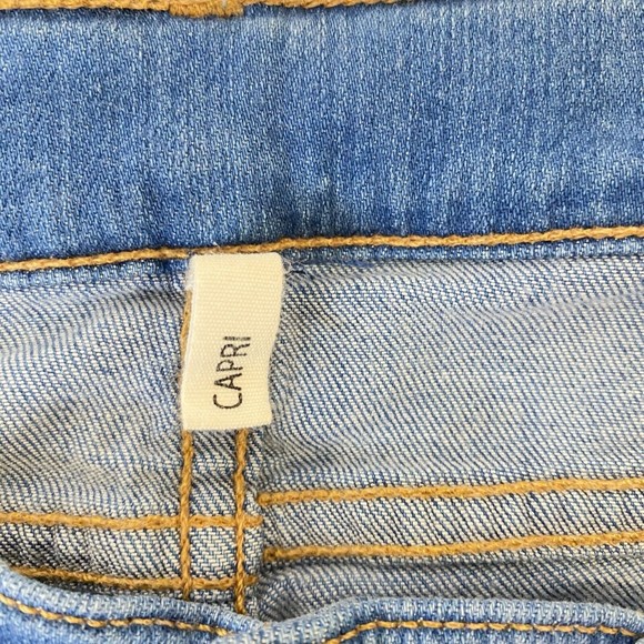 Rag & Bone Capri Jeans Sunset Women 25 Distressed Fray Raw Step Hem W1526K131 - Picture 8 of 15